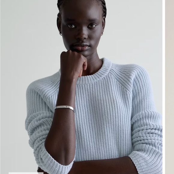 Quince Cotton Crewneck Sweater XS - Picture 5 of 5